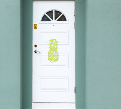 Pineapple Metal Sign,Welcome Pineapple Wall Art,Pineapple Decor,Elegant Door Wreath,Front Door Decor,Wall Hanger,Welcome Sign,Indoor Decor