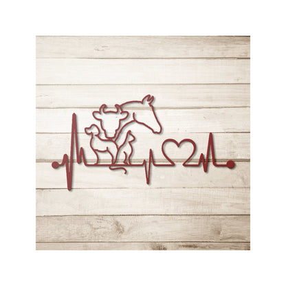 Veterinary Metal Wall Art, Veterinary Gift, Personalized Vet Gift, Veterinary Art, Gift For Veterinarian, Animal Lovers Gift, Vet Room Decor