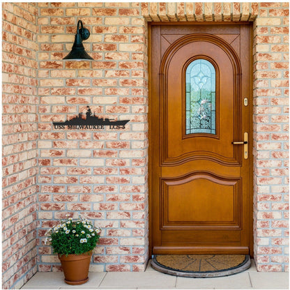 Custom US Navy Ships Metal Sign, Navy Veterans Gift, Navy Gifts For Men, Fathers Day Gift For Navy Dad, Battleship Metal Sign, Personalized