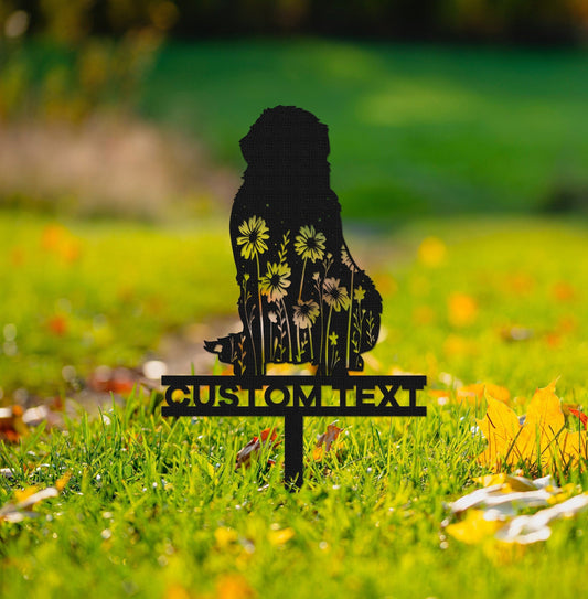 Custom Bernese Mountain dog Memorial Stake Sign,Pet Grave Markers Sign, Metal Sign With Stake,Pet Loss Gift,Sympathy Sign, Remembrance Stake