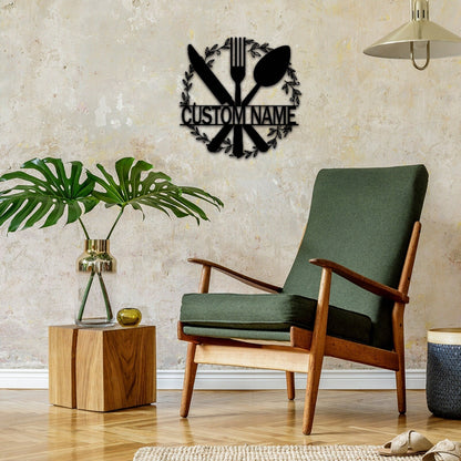 Custom Kitchen Metal Sign,Personalized Kitchen Wall Art,Kitchen Decor,Dining Room,Housewarming gift,Nana's Kitchen,Mothers day Gift