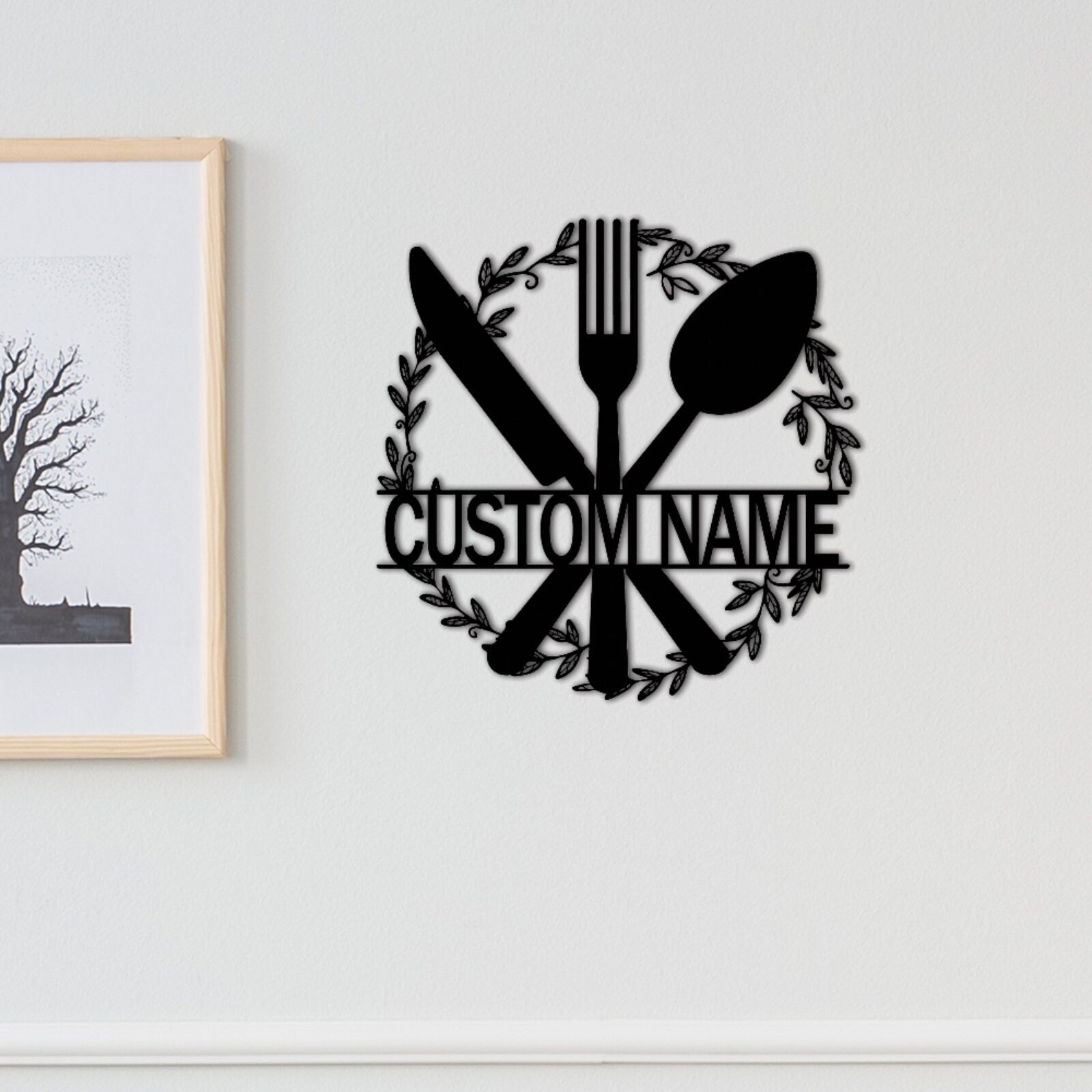 Custom Kitchen Metal Sign,Personalized Kitchen Wall Art,Kitchen Decor,Dining Room,Housewarming gift,Nana's Kitchen,Mothers day Gift