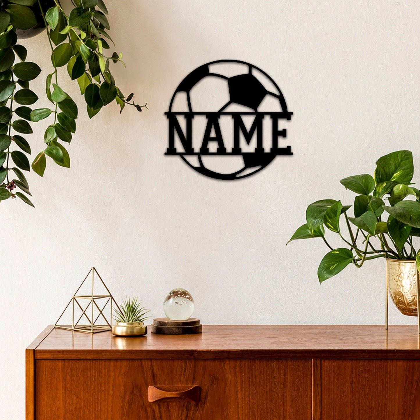 Custom Soccer Metal Sign,Personalized Soccer Metal Wall Art,Soccer Player Metal Sign,Soccer Wall Decor,Sport Sign,Soccer Player Name Sign