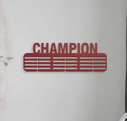 Champion Medal Hanger, Medal Display, Inspirational Medal Hanger, Metal Medal Holder, Sports Medal Rack, Sports Metal Sign, Sports Lovers