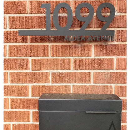 Custom Metal Address Sign, Metal House Numbers, Large Metal Sign, Modern Address Sign, Metal Address Plaque, Custom Street Sign