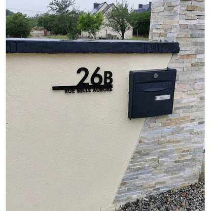 Custom Metal Address Sign, Metal House Numbers, Large Metal Sign, Modern Address Sign, Metal Address Plaque, Custom Street Sign