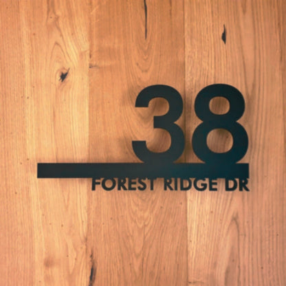 Custom Metal Address Sign, Metal House Numbers, Large Metal Sign, Modern Address Sign, Metal Address Plaque, Custom Street Sign