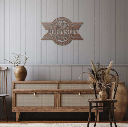 Army Retirement Gift, Custom Army Name Sign, Military Retirement Gift, Metal Sign For Army Soldier, Custom Army Emblem, Army Wall Hanging