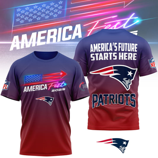 New England Patriots | Premium American Fest 2025 3D Shirt TD