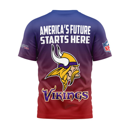 Minnesota Vikings | Premium American Fest 2025 3D Shirt TD