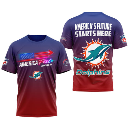Miami Dolphins | Premium American Fest 2025 3D Shirt TD