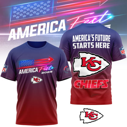 Kansas City Chiefs | Premium American Fest 2025 3D Shirt TD