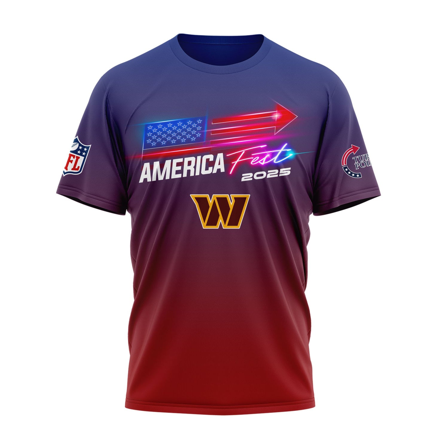 Washington Commanders | Premium American Fest 2025 3D Shirt TD