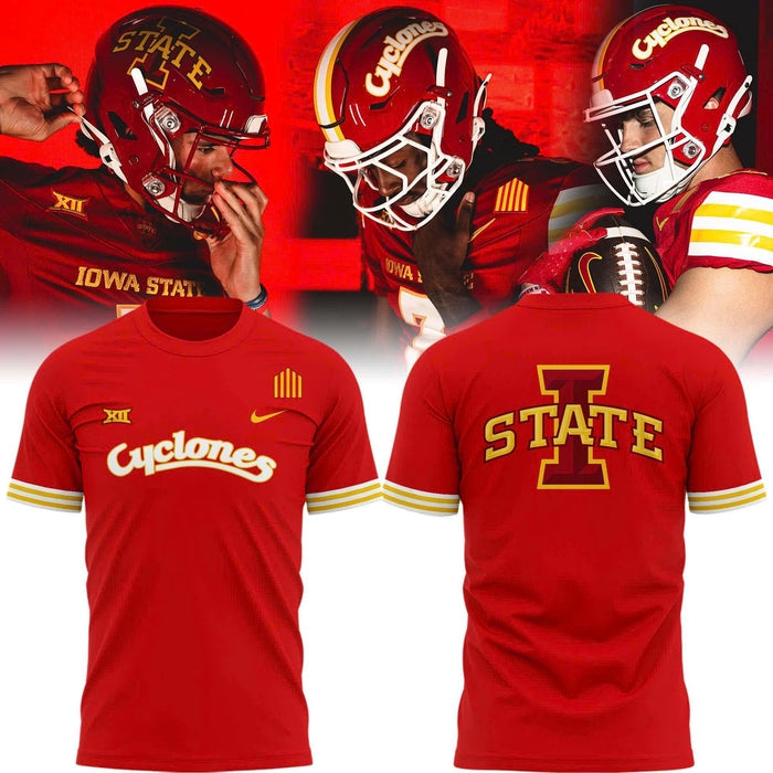 Special New Red Lids For The 2025 Season Cyclones Wordmark Red Tshirt