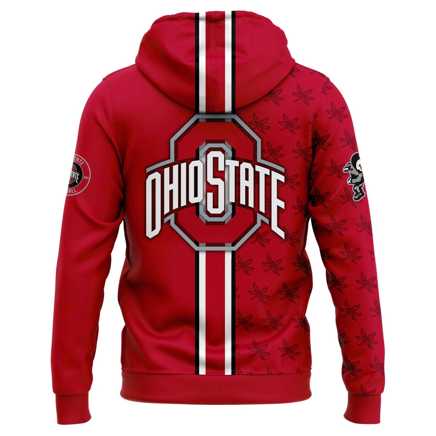 Premium Ohio State Buckeyes Red Hoodie 2025 Season