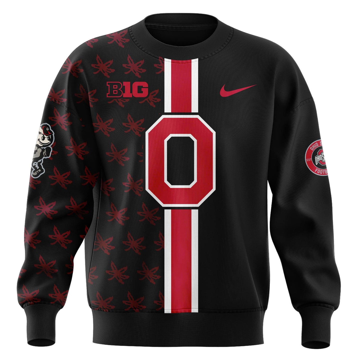 Premium Ohio State Buckeyes Black Sweatshirt 2025 Season