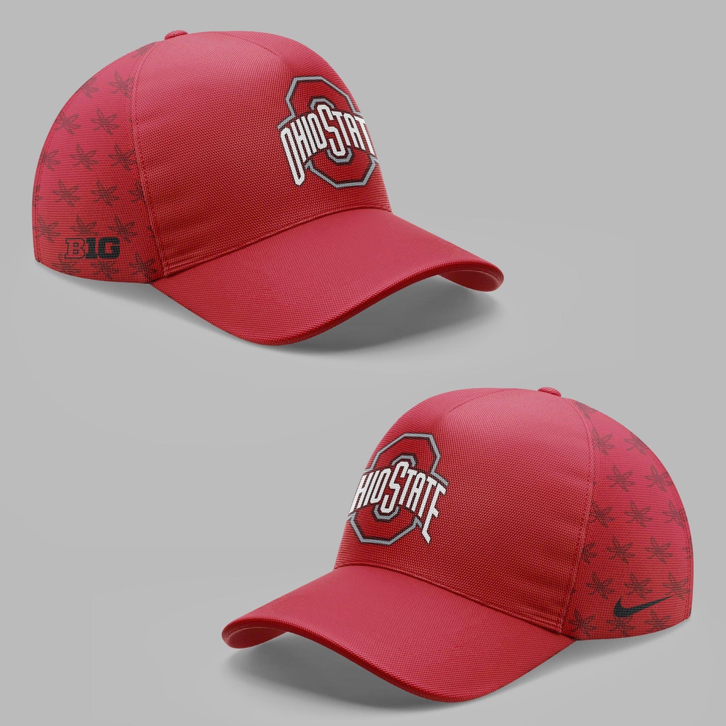 Premium Ohio State Buckeyes Red ZIP Hoodie 2025 Season