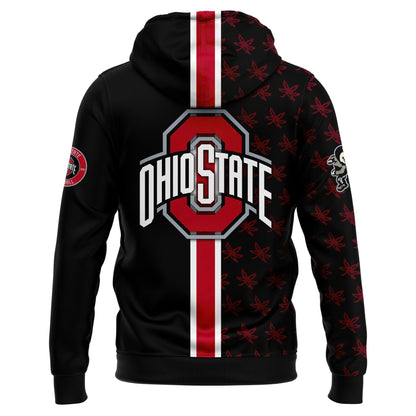 Premium Ohio State Buckeyes Black ZIP Hoodie 2025 Season