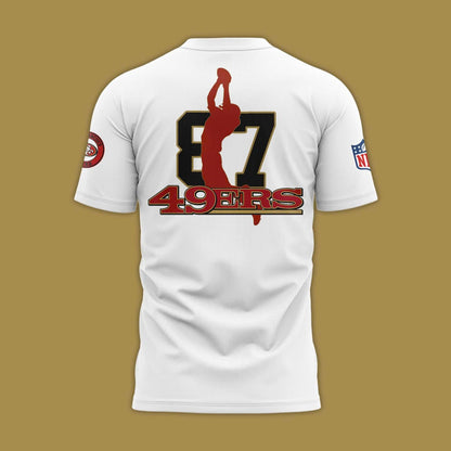 Brent Jones San Francisco 49ers"HONORING THE LEGACY OF DWIGHT CLARK" T-Shirt 2025