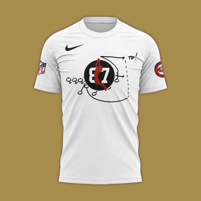 Brent Jones San Francisco 49ers"HONORING THE LEGACY OF DWIGHT CLARK" T-Shirt 2025