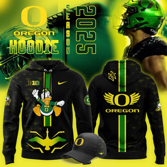 Oregon Ducks Football Season 2025 Hoodie V1