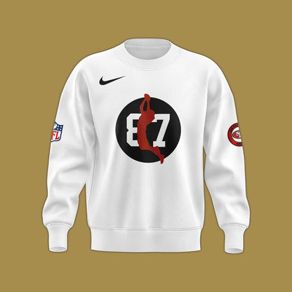 Brent Jones San Francisco 49ers 87 "HONORING THE LEGACY OF DWIGHT CLARK" Sweatshirt 2025