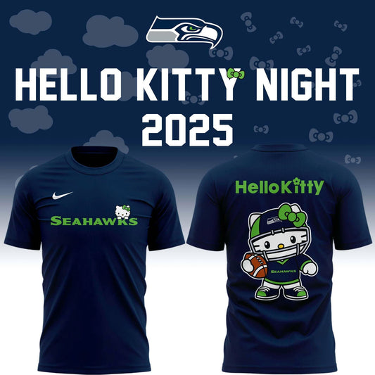 Special New Seahawks x Hello Kitty Tshirt 2025