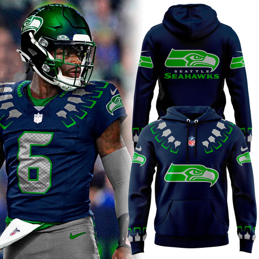 Seattle Seahawks NFL 2025 The Graphic God Hoodie v1