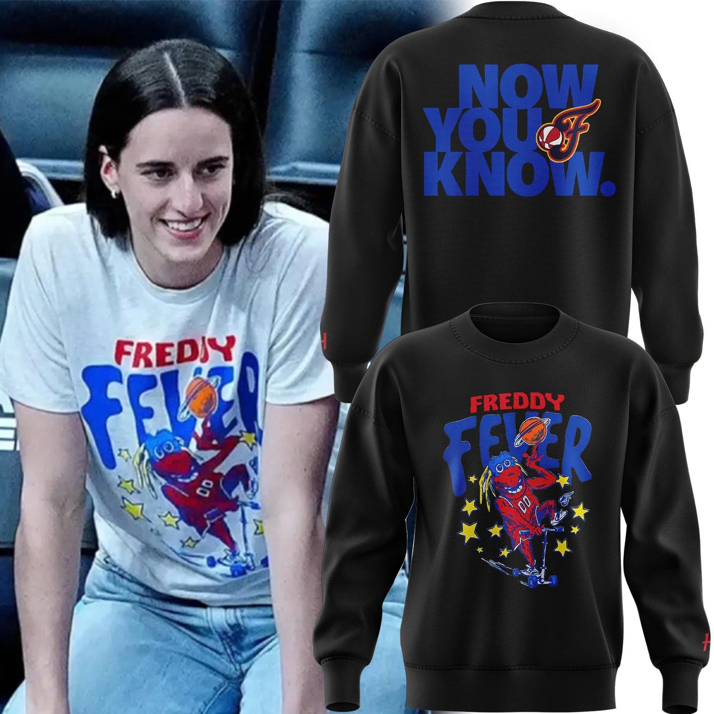 Exclusive Freddy Fever Logo Limited Edition Black Sweat