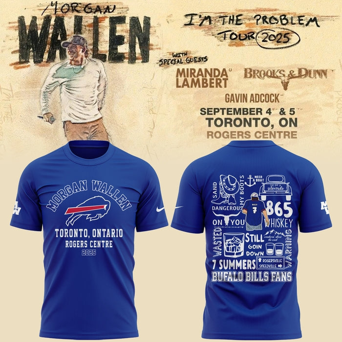Exclusive Morgan Wallen x Buffalo Bills T-Shirt 2025 For Fans!