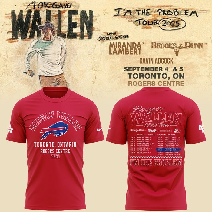 Exclusive Morgan Wallen x Buffalo Bills T-Shirt 2025 For Fans!