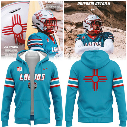 Special New The Turquoise Uniform Zip Hoodie