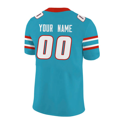 Special New The Turquoise Uniform Football Jersey Custom Name Numbers