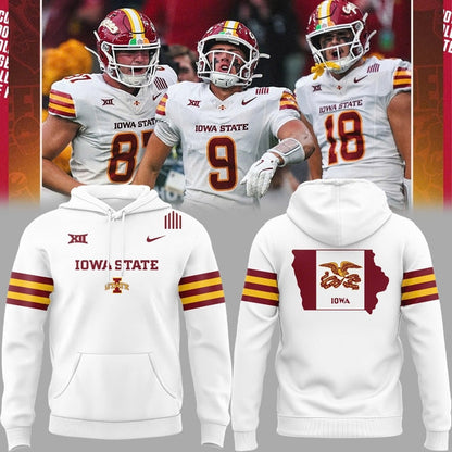 Special Edition Iowa State Uniform Hoodie - White