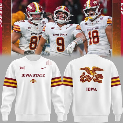 Special Edition Iowa State Flag Uniform Sweat - White