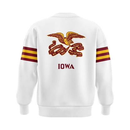 Special Edition Iowa State Flag Uniform Sweat - White