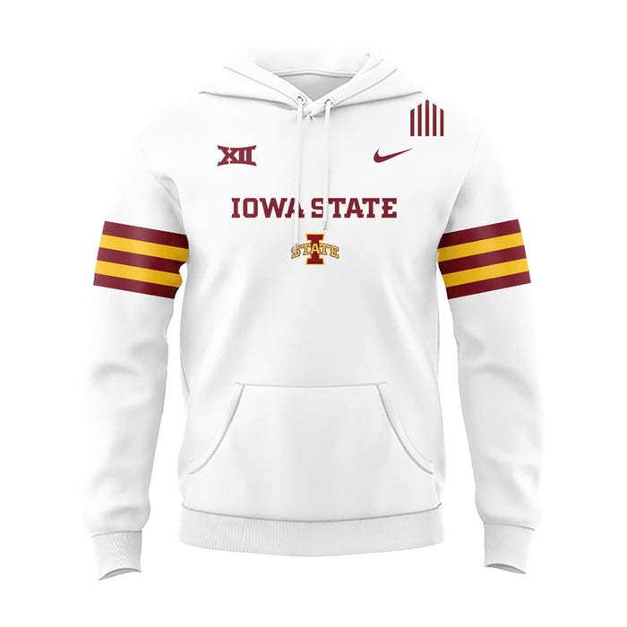 Special Edition Iowa State Flag Uniform Hoodie - White