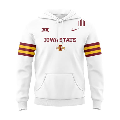Special Edition Iowa State Flag Uniform Hoodie - White