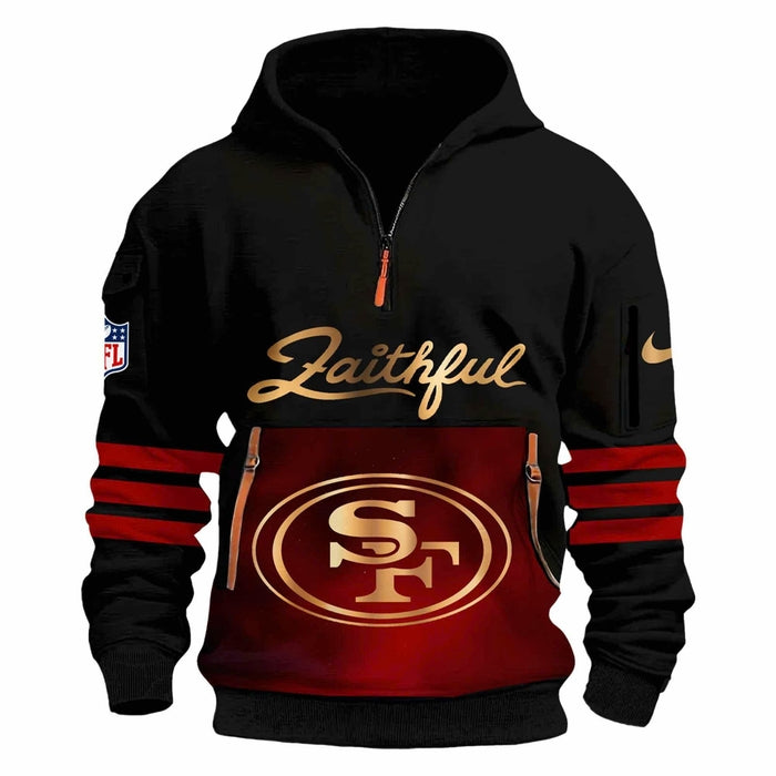 San Francisco 49ers Unveil Rivalry Uniform H115 Hoodie 2025 Black