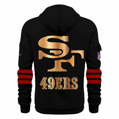 San Francisco 49ers Unveil Rivalry Uniform H115 Hoodie 2025 Black