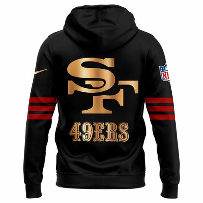 San Francisco 49ers Unveil Rivalry Uniform Hoodie 2025 Black