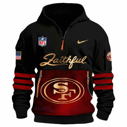 San Francisco 49ers Black Unveil Rivalry Uniform H115 Hoodie 2025