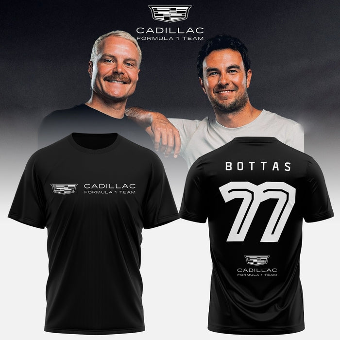 VALTTERI BOTTAS CADILLAC T-SHIRT (Black)