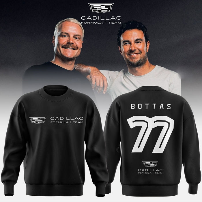 VALTTERI BOTTAS CADILLAC SWEATER SHIRT (Black)