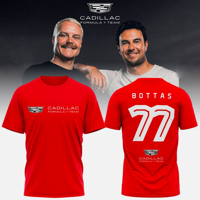 VALTTERI BOTTAS CADILLAC T-SHIRT (Red)
