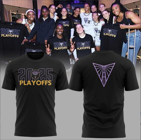 2025 Golden State Valkyries Playoff T-shirt, limited edition for fans.