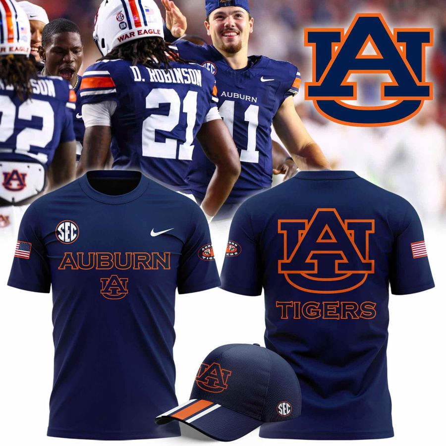 Limited Edition Auburn Football New T-Shirt Season 2025-2026