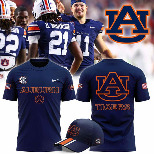 Limited Edition Auburn Football New T-Shirt Season 2025-2026