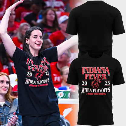 2025 Limited Edition Indiana Fever Caitlin Clark Playoff Basic T-Shirt