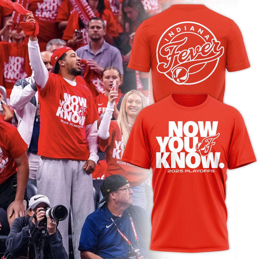 Fever Now You Know 2025 Playoffs Shirt